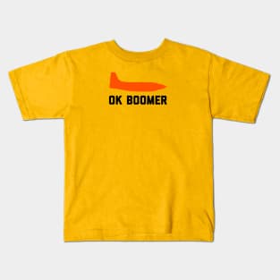 Bell X-1 - OK BOOMER - The first sonic boom! Kids T-Shirt